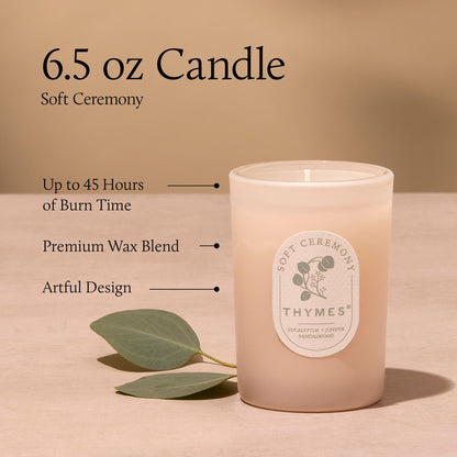 Soft Ceremony 6.5 oz Poured Candle